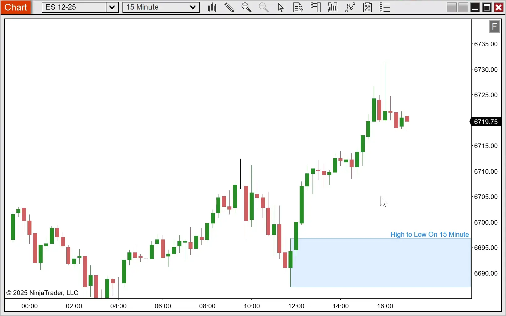 Option to extend to the left and/or to the right